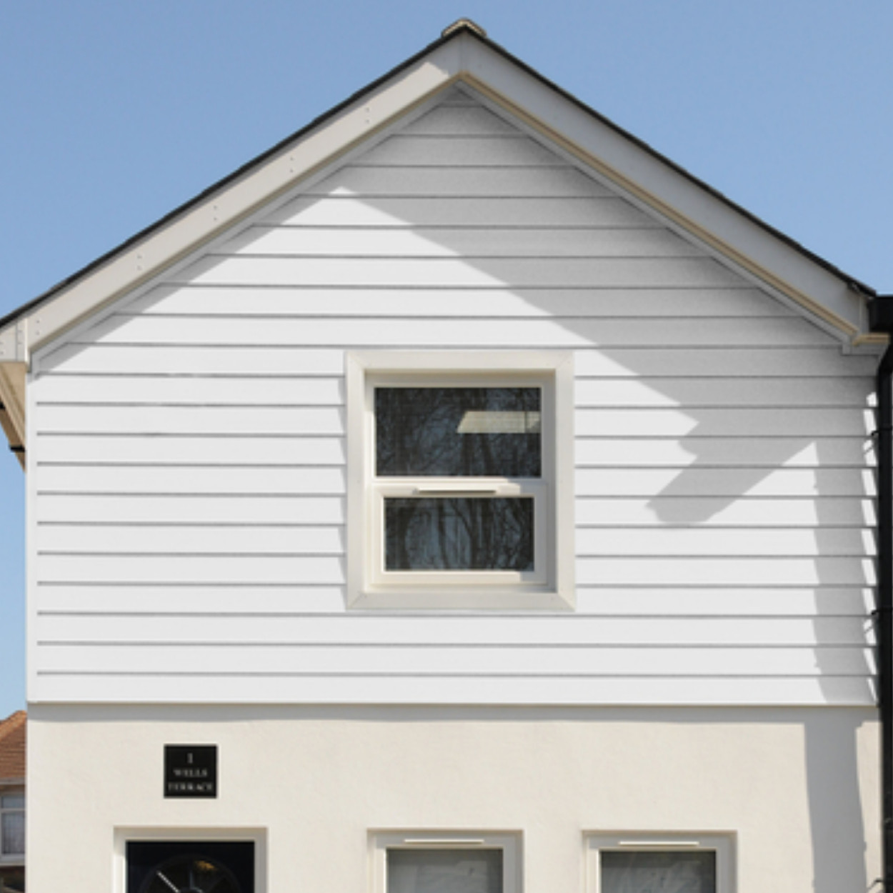 Escade Dubbel Rabat Signaalwit RAL9003 600cm - 2 stuks - 4m2